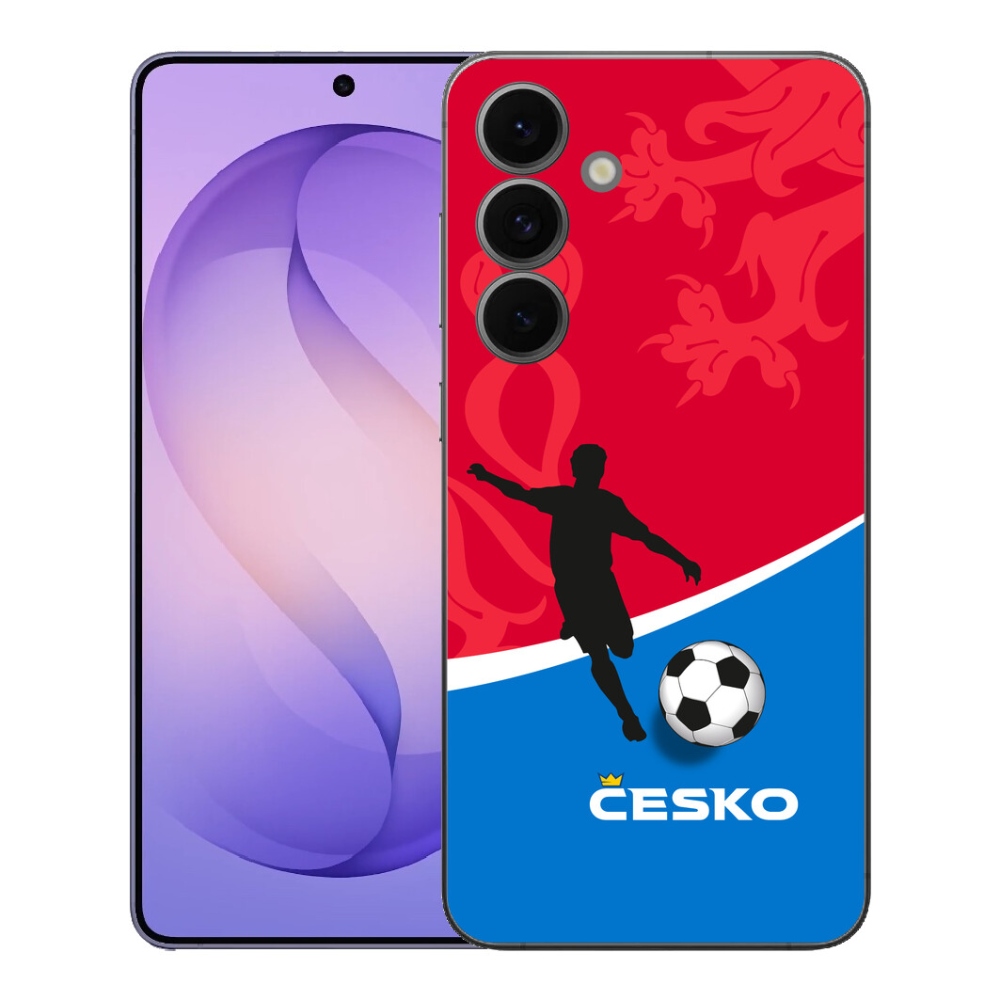 Gélový kryt mmCase na Samsung Galaxy S26 FE - futbal Česko