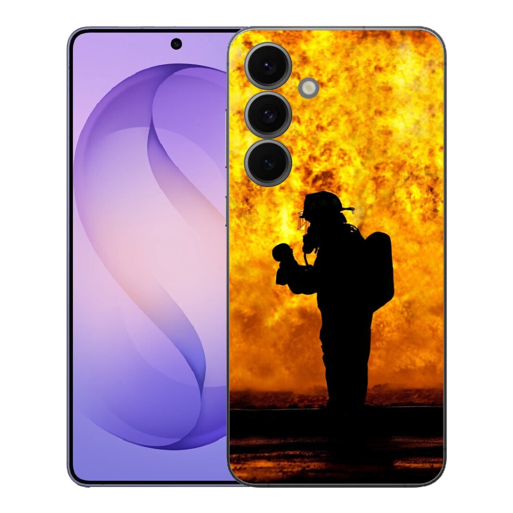 Gélový kryt mmCase na Samsung Galaxy S26 FE - hasič