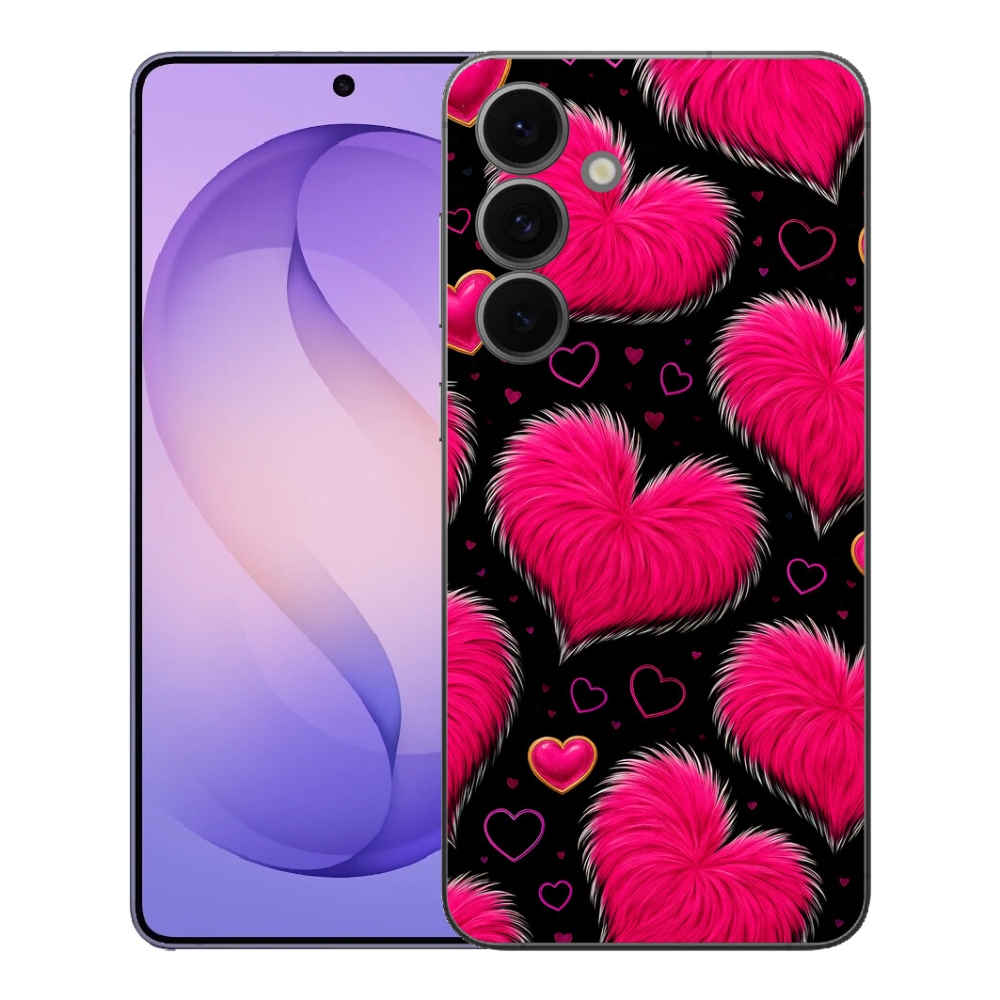 Gélový kryt mmCase na Samsung Galaxy S26 FE - hebké srdce