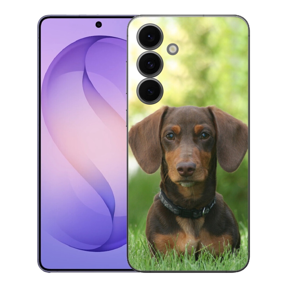 Gélový kryt mmCase na Samsung Galaxy S26 FE - hnedý jazvečík