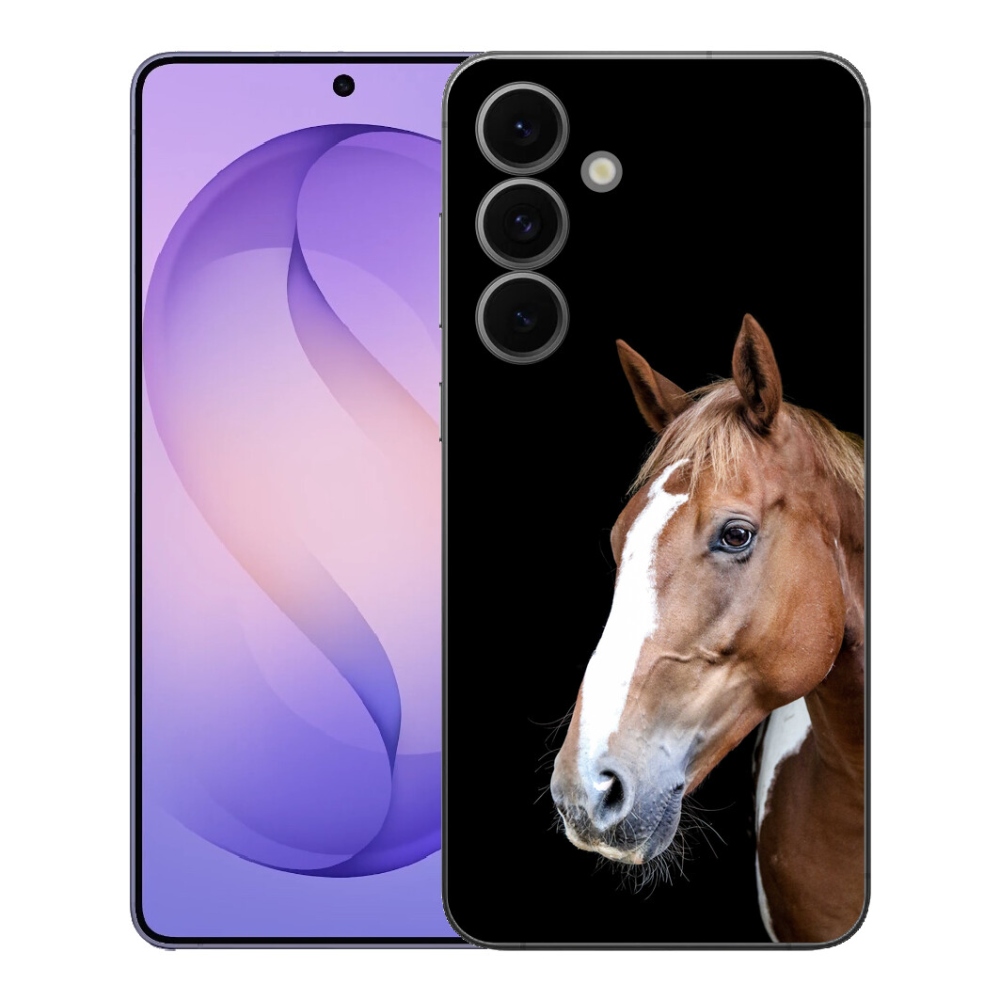 Gélový kryt mmCase na Samsung Galaxy S26 FE - hnedý kôň 3