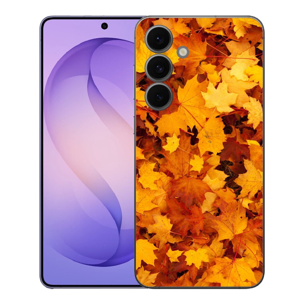 Gélový kryt mmCase na Samsung Galaxy S26 FE - javorové listy