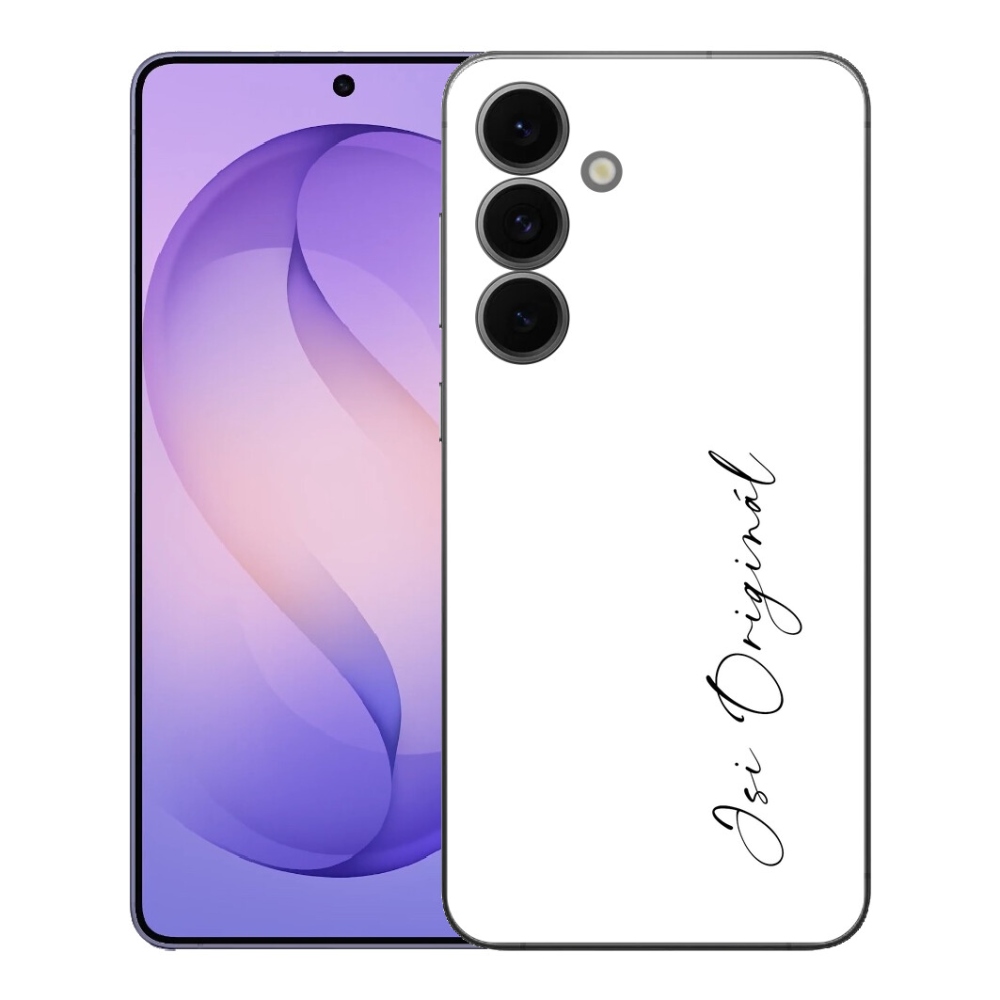 Gélový kryt mmCase na Samsung Galaxy S26 FE - si originál biele pozadie