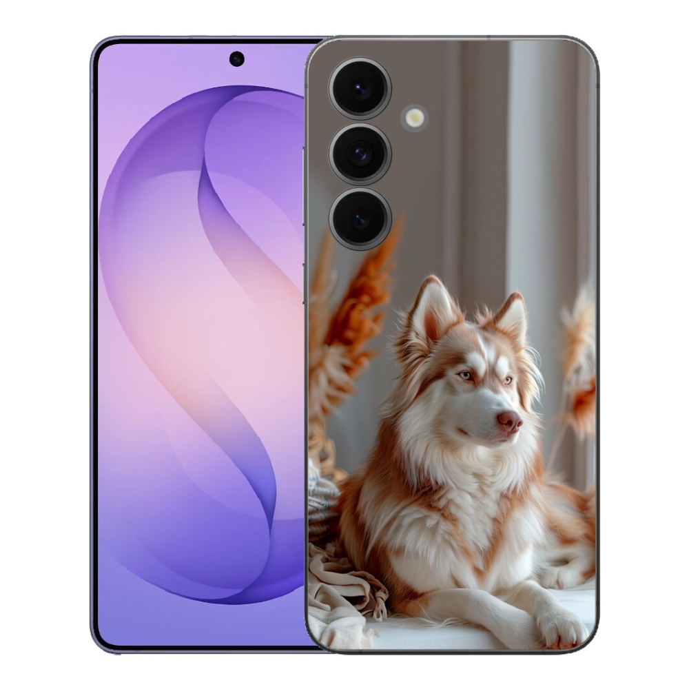 Gélový kryt mmCase na Samsung Galaxy S26 FE - pokojný sibírsky husky