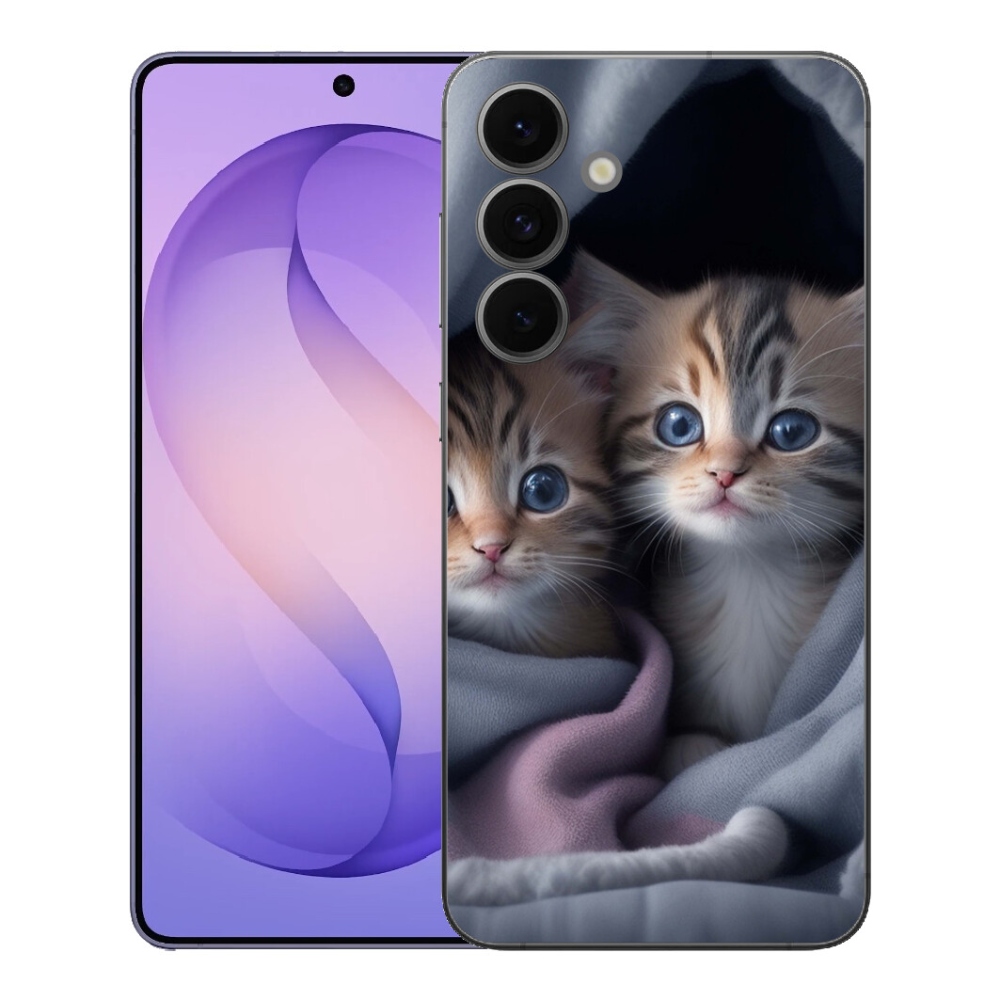 Gélový kryt mmCase na Samsung Galaxy S26 FE - mačacie duo 2