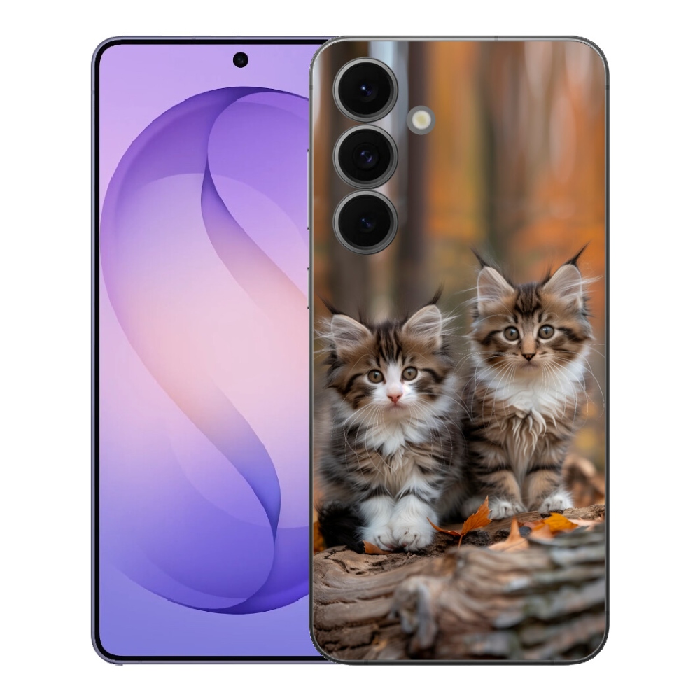Gélový kryt mmCase na Samsung Galaxy S26 FE - mačacie duo 3