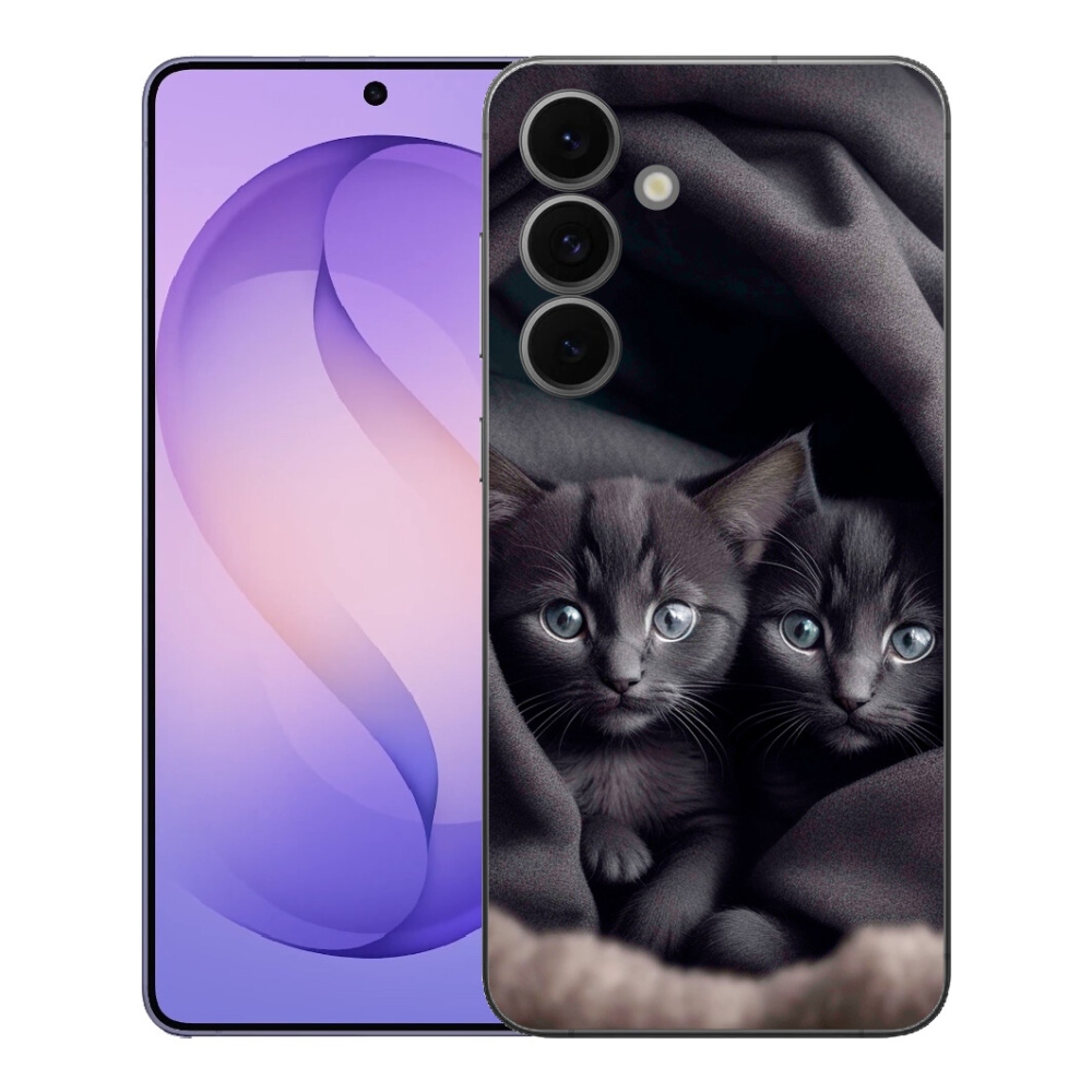 Gélový kryt mmCase na Samsung Galaxy S26 FE - mačacie duo
