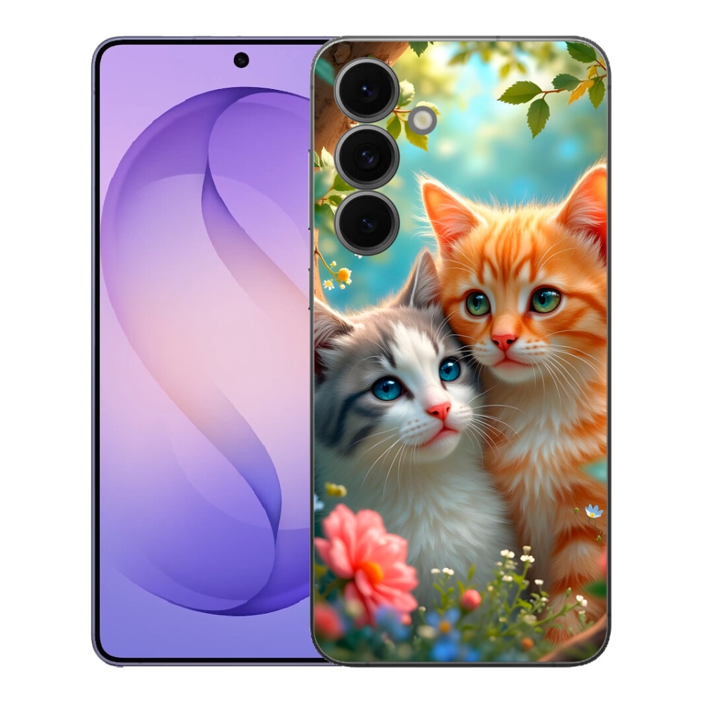 Gélový kryt mmCase na Samsung Galaxy S26 FE - mačacia láska 2
