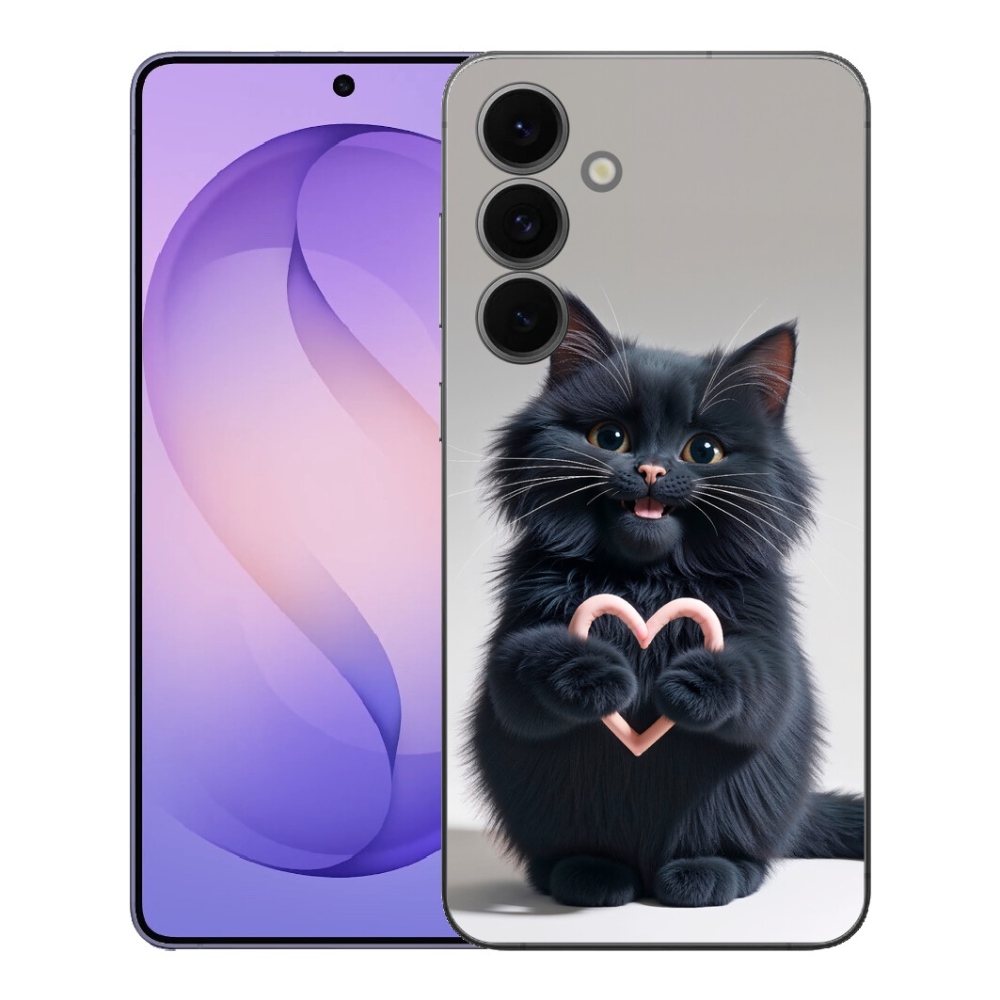 Gélový kryt mmCase na Samsung Galaxy S26 FE - mačacia láska 3