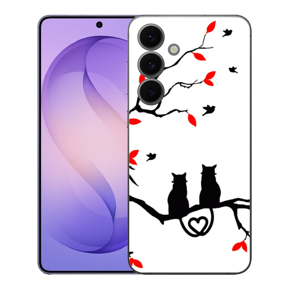Gélový kryt mmCase na Samsung Galaxy S26 FE - mačacia láska