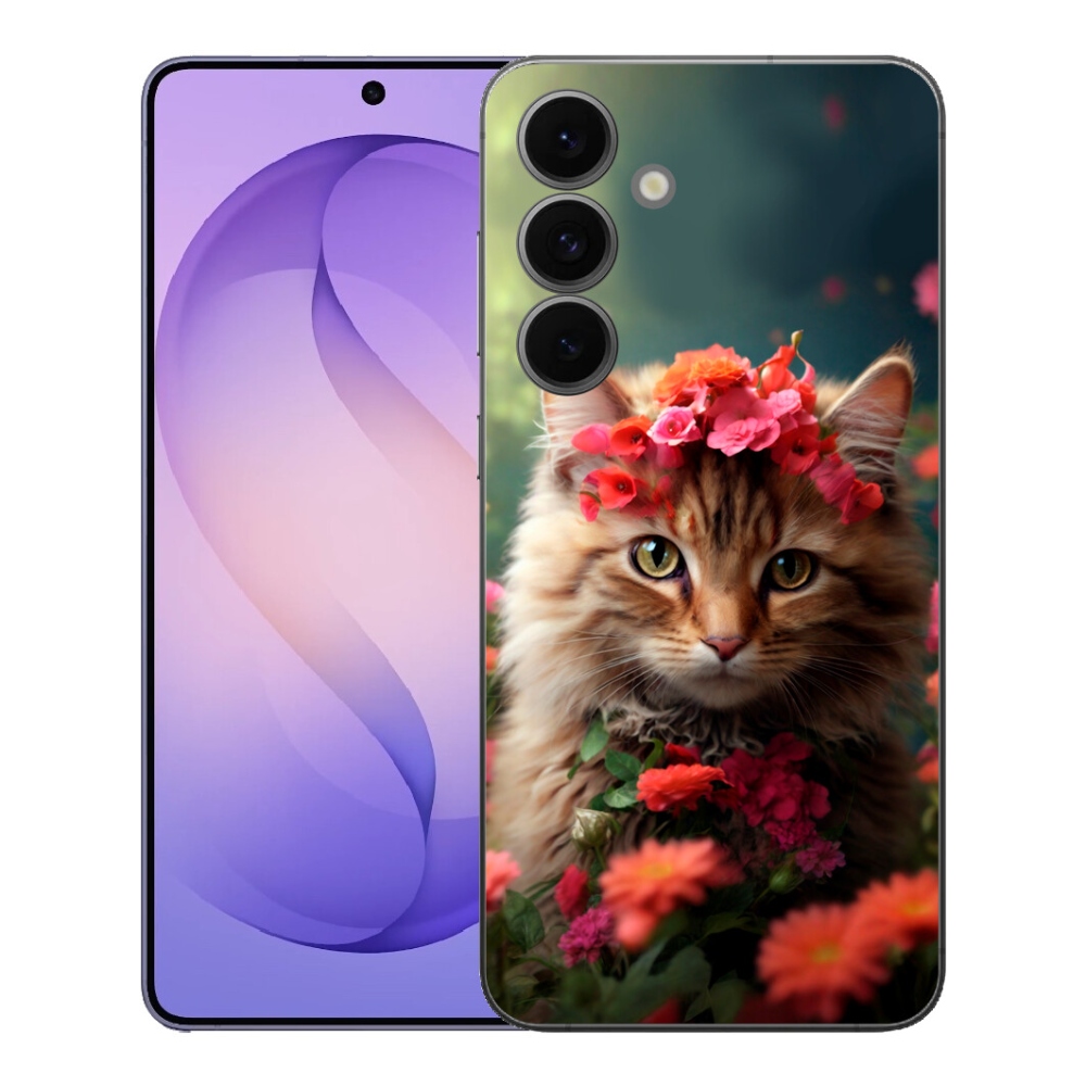 Gélový kryt mmCase na Samsung Galaxy S26 FE - mačacia princezná