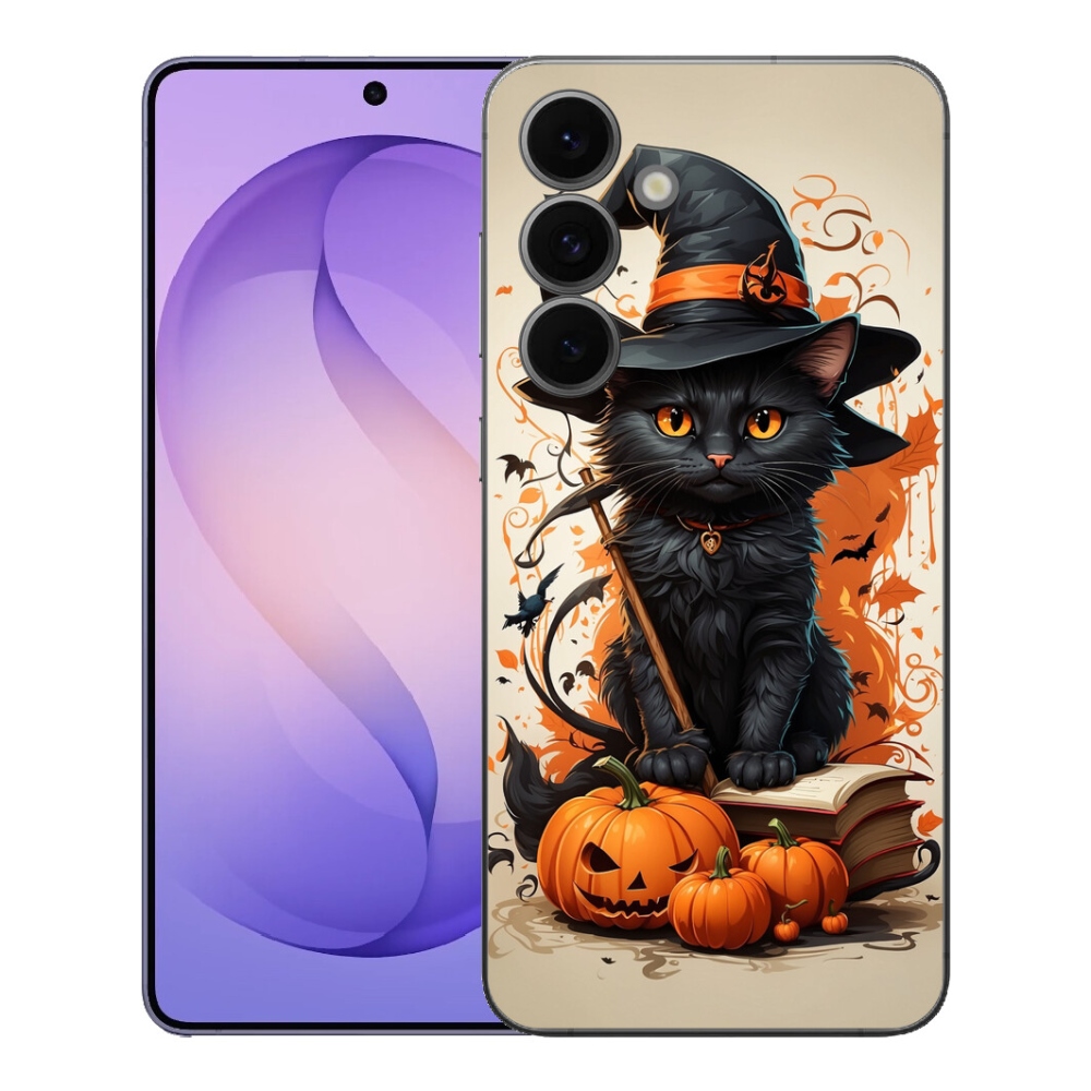 Gélový kryt mmCase na Samsung Galaxy S26 FE - kocúr čarodejník