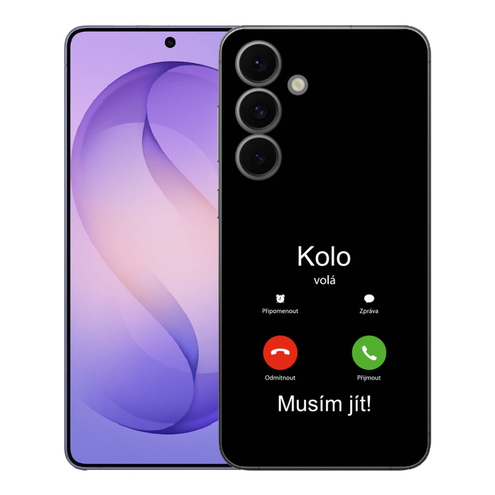 Gélový kryt mmCase na Samsung Galaxy S26 FE - bicykel volá čierne pozadie