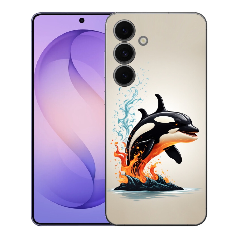 Gélový kryt mmCase na Samsung Galaxy S26 FE - kosatka