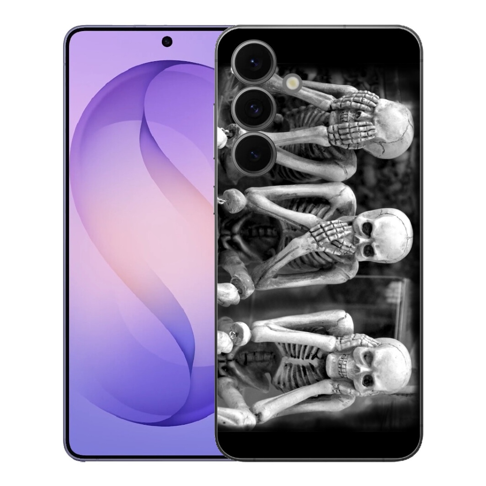 Gélový kryt mmCase na Samsung Galaxy S26 FE - kostlivci