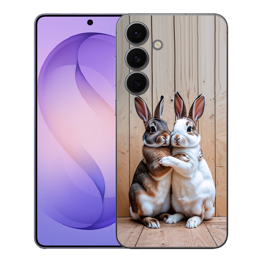 Gélový kryt mmCase na Samsung Galaxy S26 FE - králičie pár