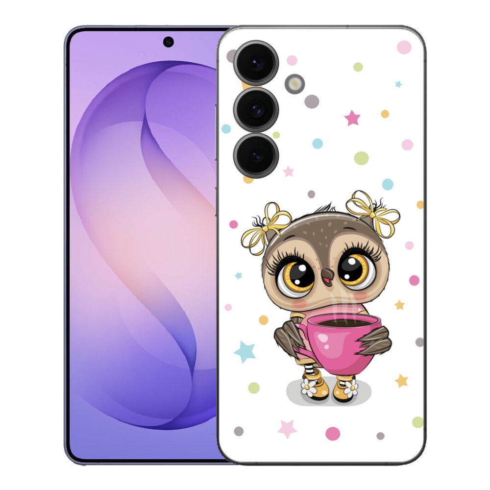 Gélový kryt mmCase na Samsung Galaxy S26 FE - kreslená sovička