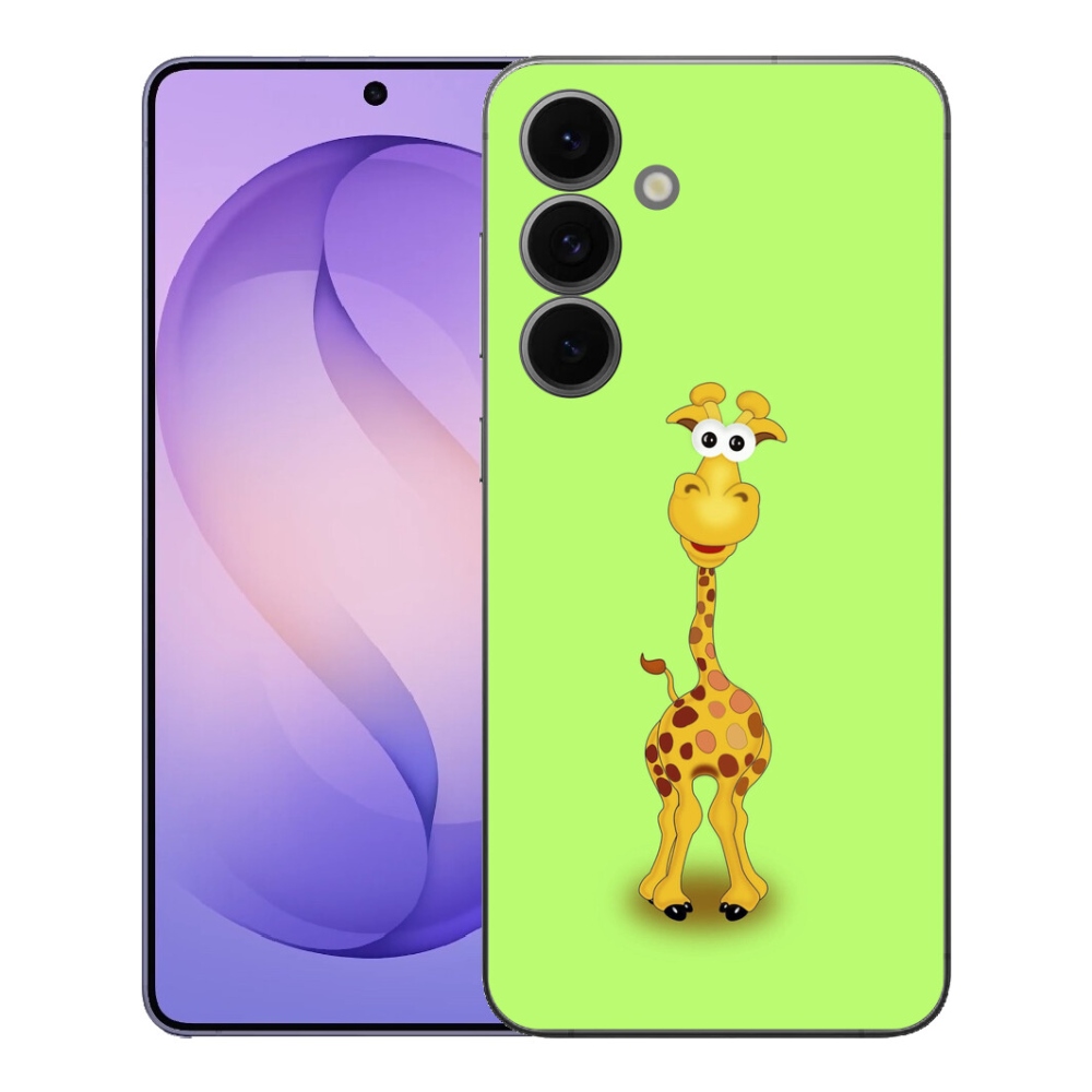 Gélový kryt mmCase na Samsung Galaxy S26 FE - kreslená žirafa