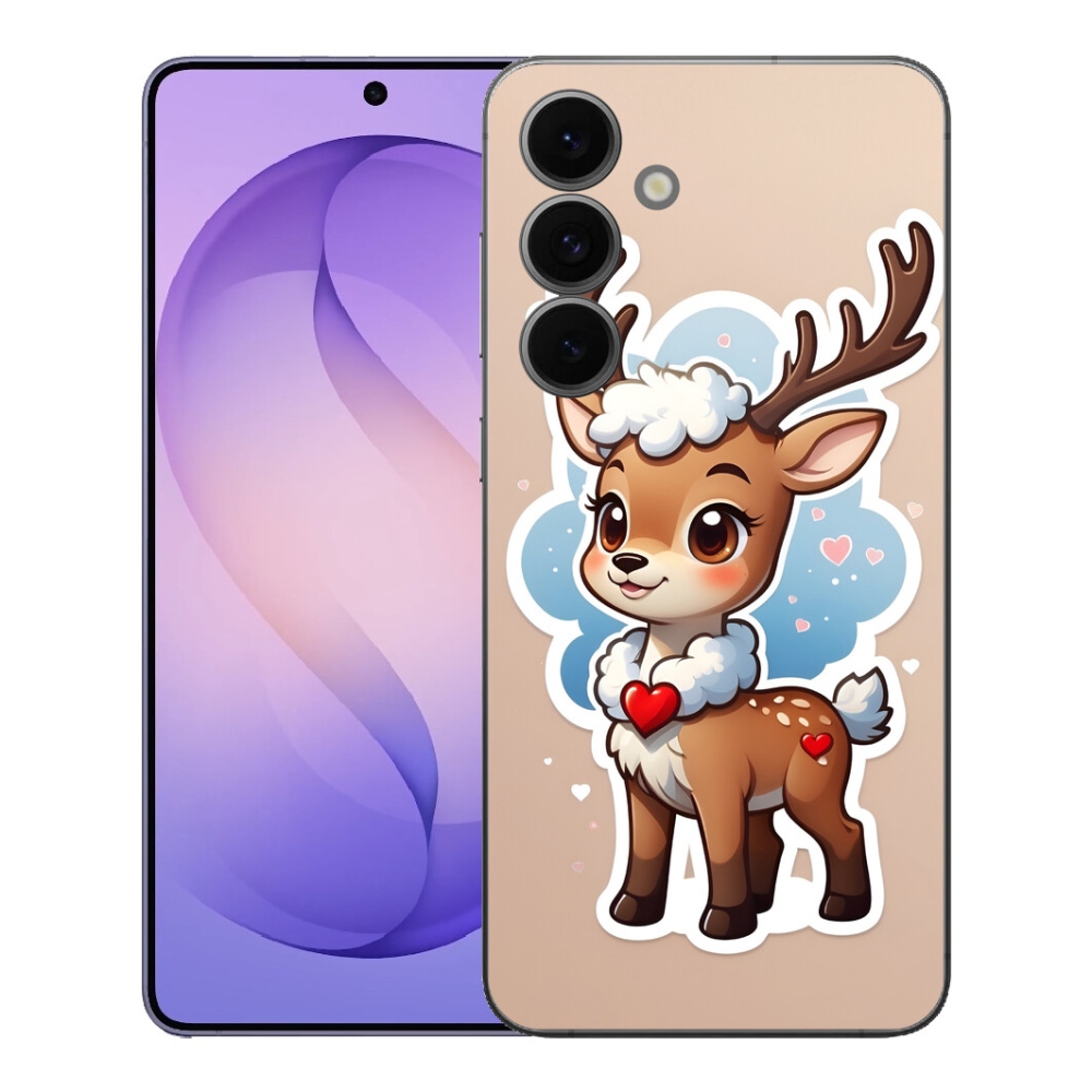 Gélový kryt mmCase na Samsung Galaxy S26 FE - kreslený sob