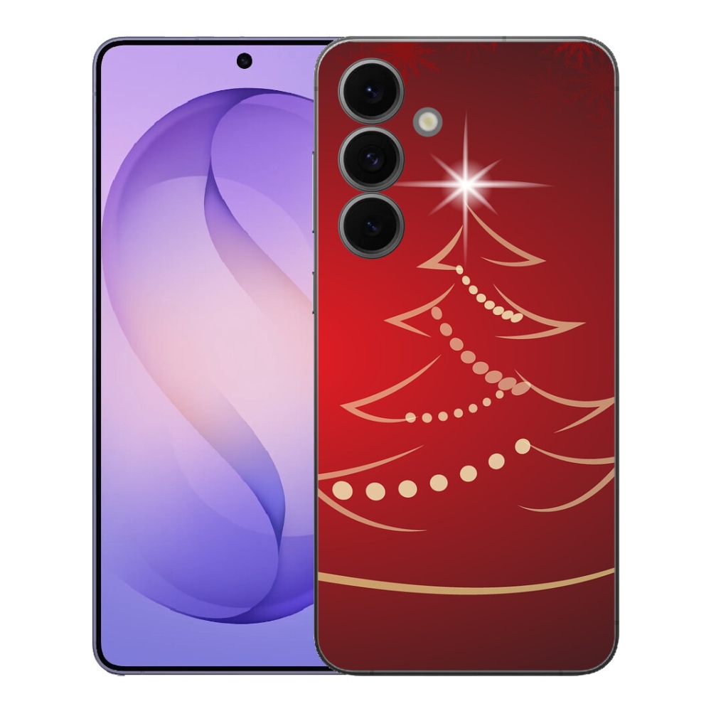 Gélový kryt mmCase na Samsung Galaxy S26 FE - kreslený vianočný stromček