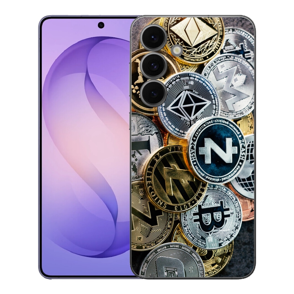 Gélový kryt mmCase na Samsung Galaxy S26 FE - kryptomeny