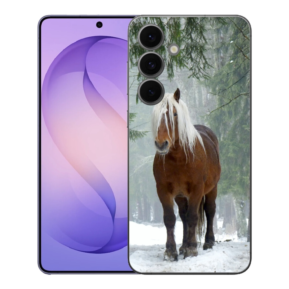 Gélový kryt mmCase na Samsung Galaxy S26 FE - kôň v lese