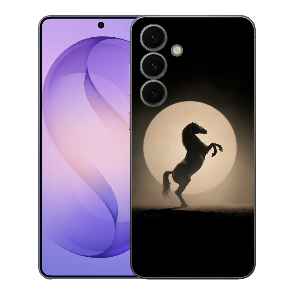 Gélový kryt mmCase na Samsung Galaxy S26 FE - kôň v siluete