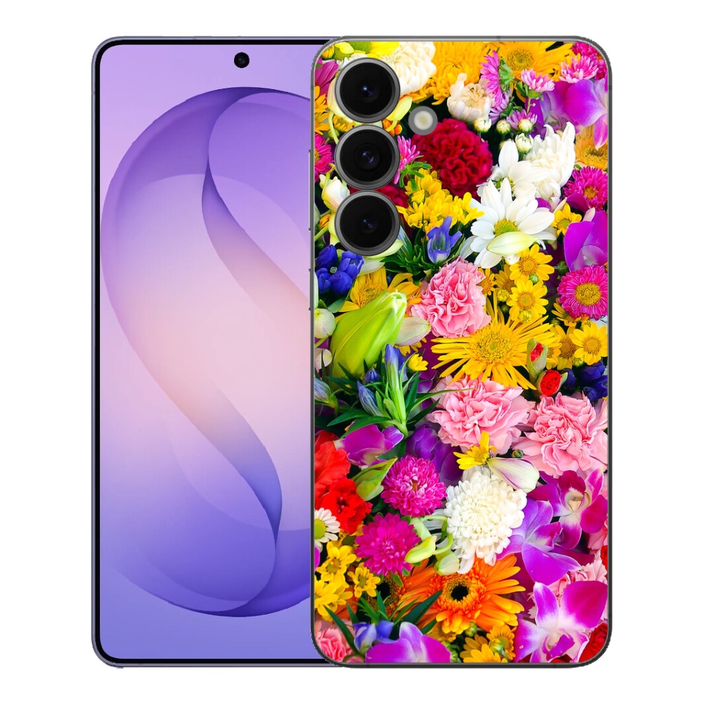 Gélový kryt mmCase na Samsung Galaxy S26 FE - kvety 12