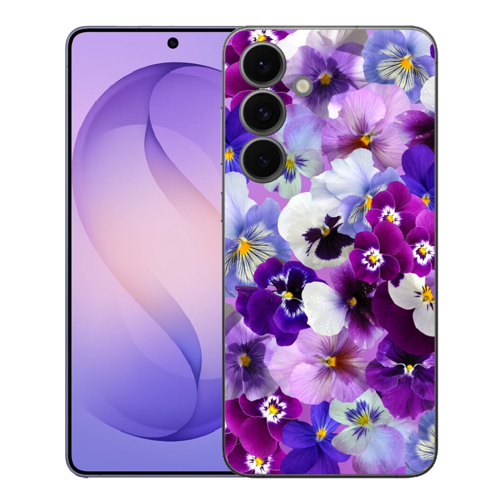 Gélový kryt mmCase na Samsung Galaxy S26 FE - kvety 9