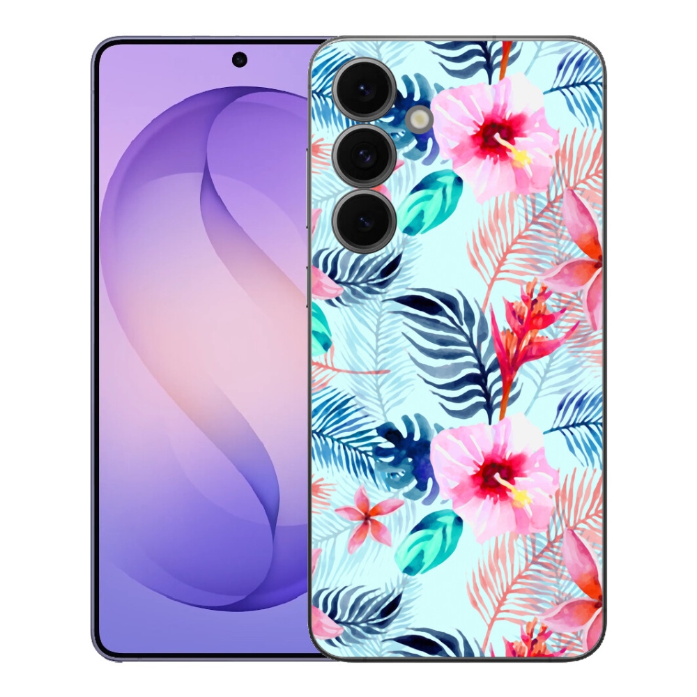 Gélový kryt mmCase na Samsung Galaxy S26 FE - kvety
