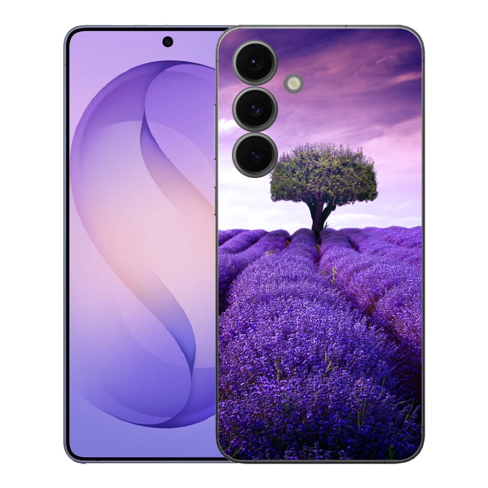 Gélový kryt mmCase na Samsung Galaxy S26 FE - levanduľová lúka