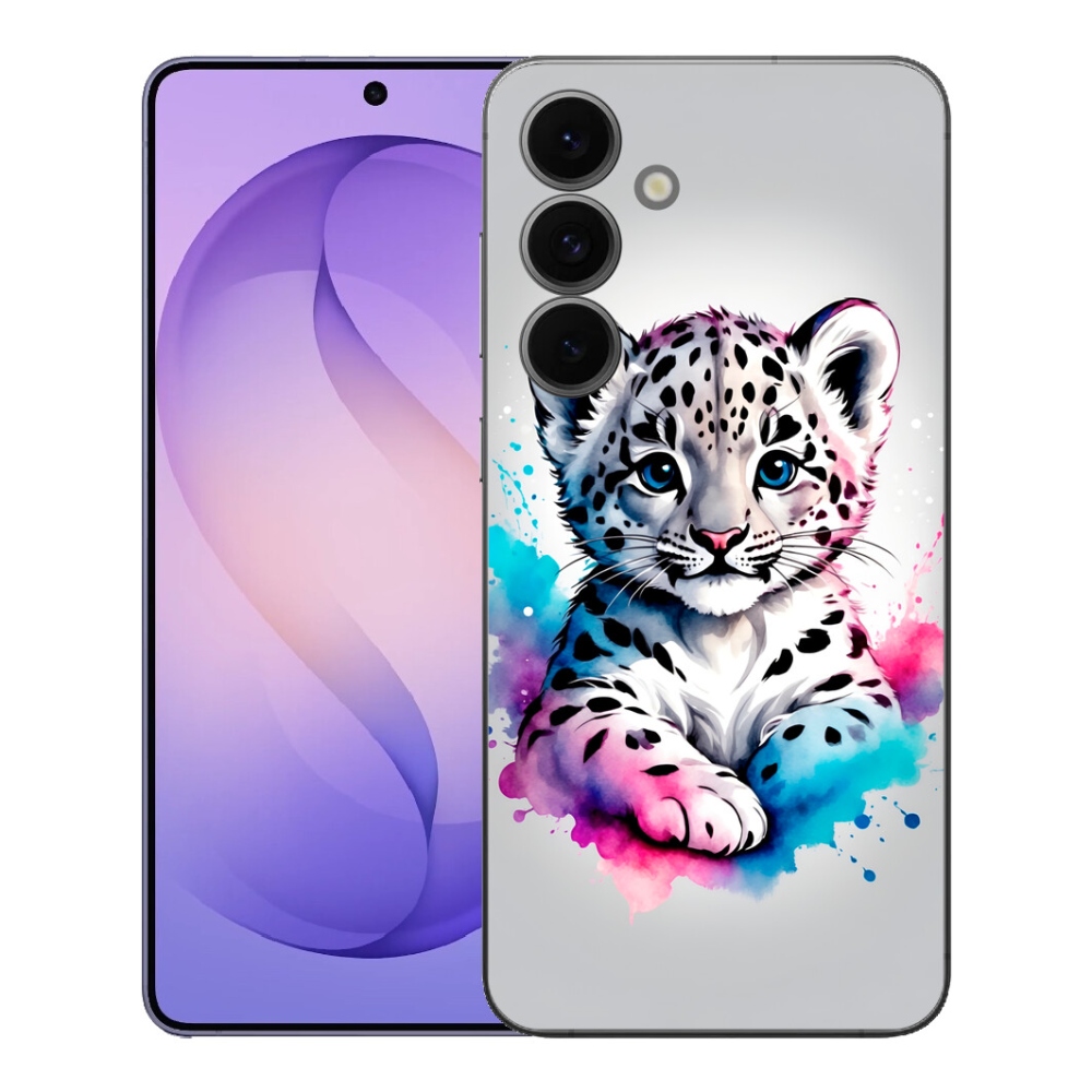 Gélový kryt mmCase na Samsung Galaxy S26 FE - leopardej mláďa