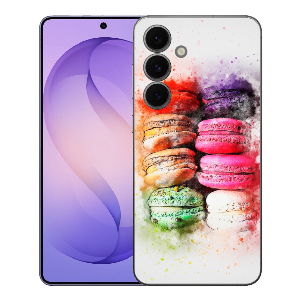 Gélový kryt mmCase na Samsung Galaxy S26 FE - makrónky