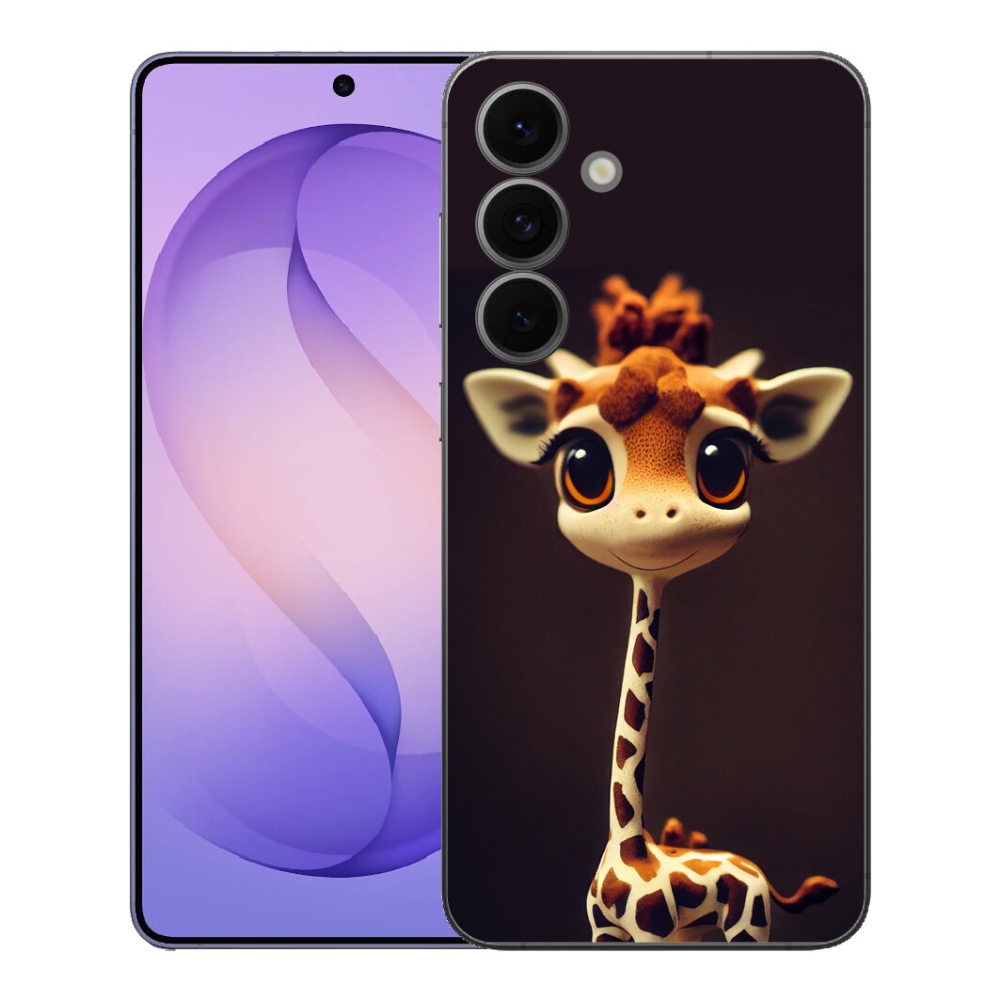 Gélový kryt mmCase na Samsung Galaxy S26 FE - malá žirafa