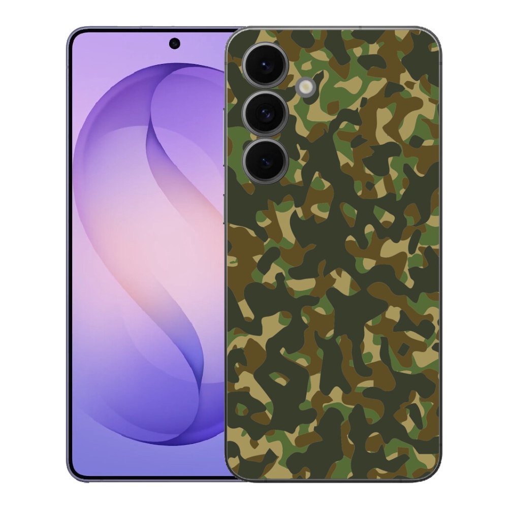 Gélový kryt mmCase na Samsung Galaxy S26 FE - maskáčový vzor 1