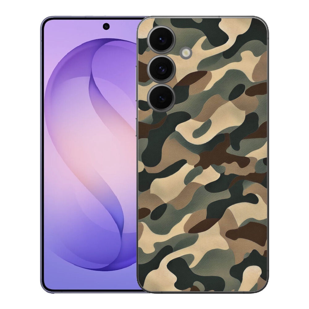 Gélový kryt mmCase na Samsung Galaxy S26 FE - maskáčový vzor 11
