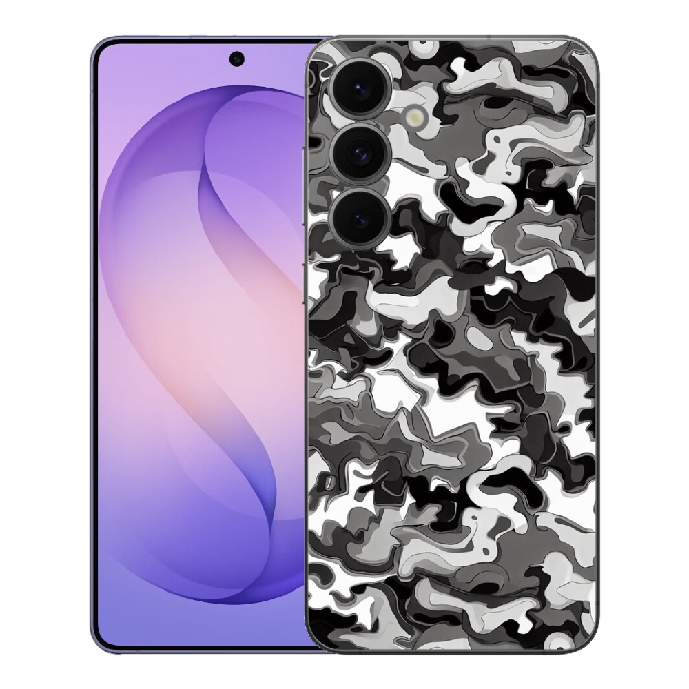 Gélový kryt mmCase na Samsung Galaxy S26 FE - maskáčový vzor 3