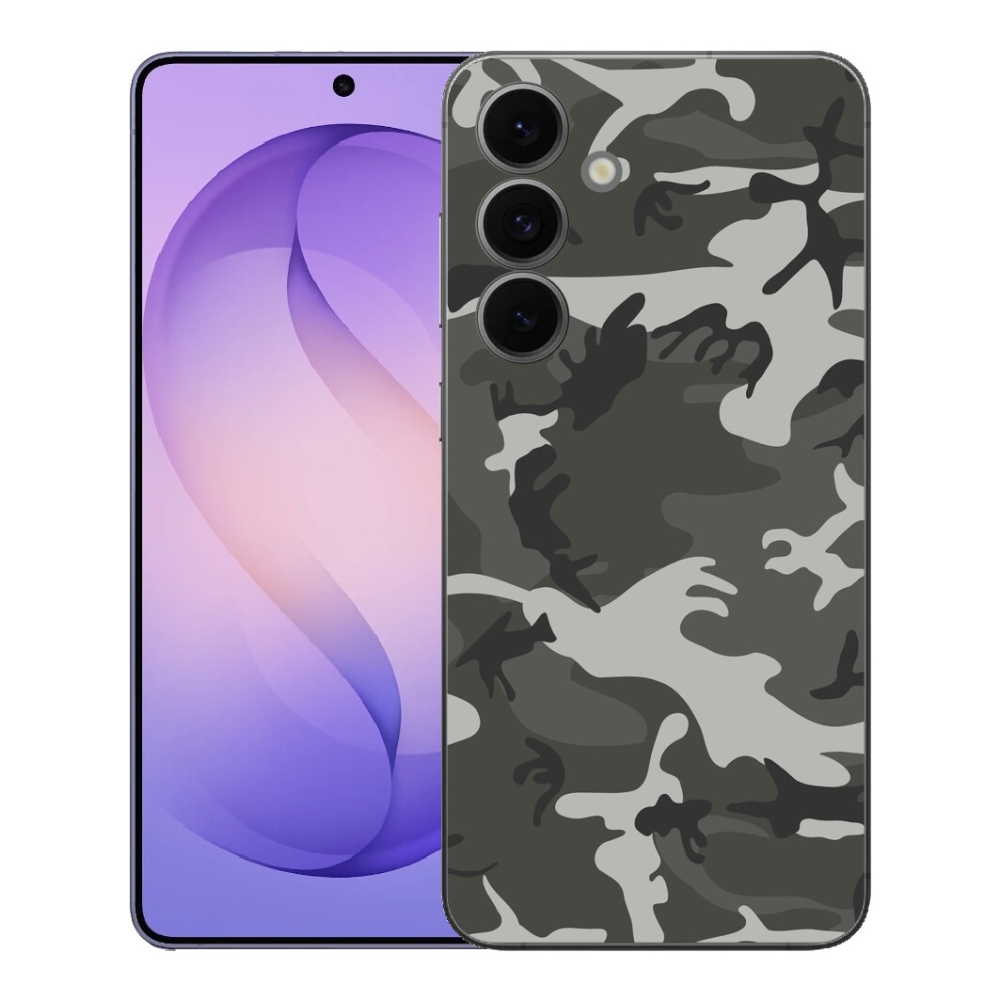 Gélový kryt mmCase na Samsung Galaxy S26 FE - maskáčový vzor