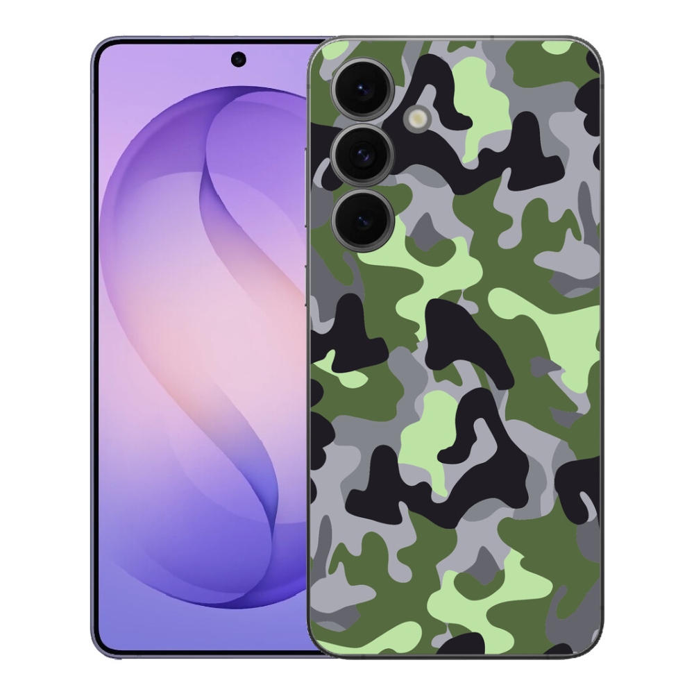 Gélový kryt mmCase na Samsung Galaxy S26 FE - maskáčový vzor 7