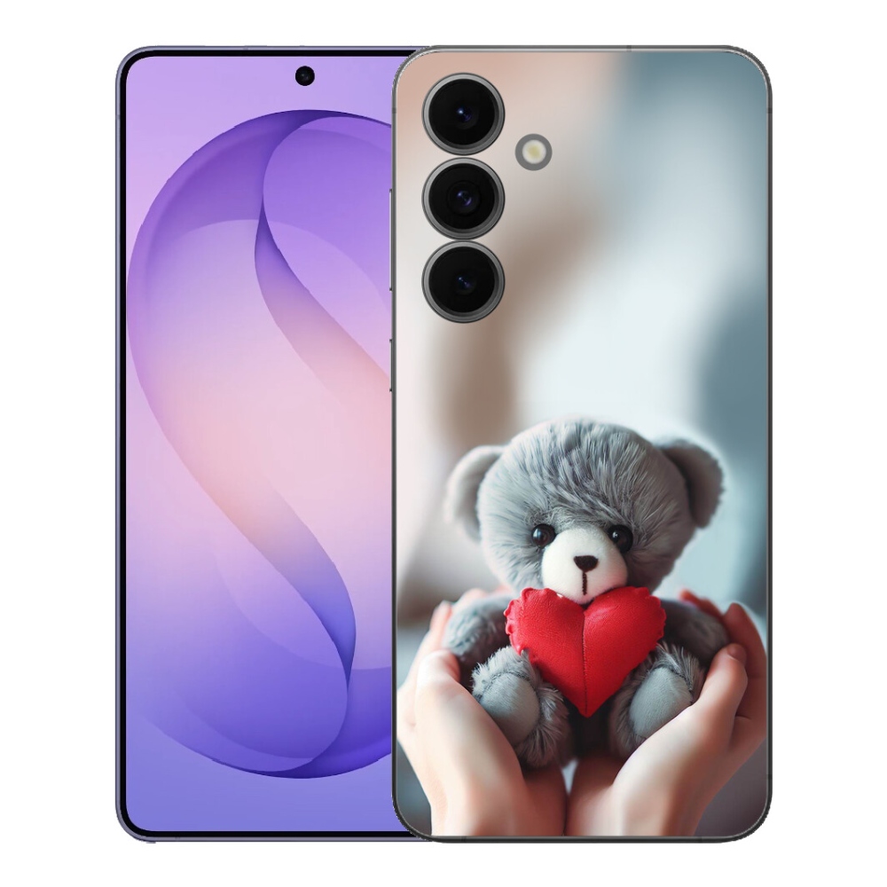 Gélový kryt mmCase na Samsung Galaxy S26 FE - medvedík pre zamilovaných