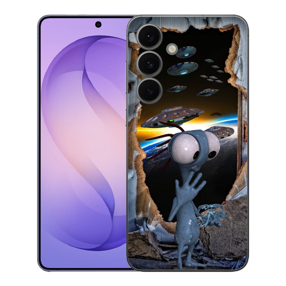Gélový kryt mmCase na Samsung Galaxy S26 FE - mimozemšťan
