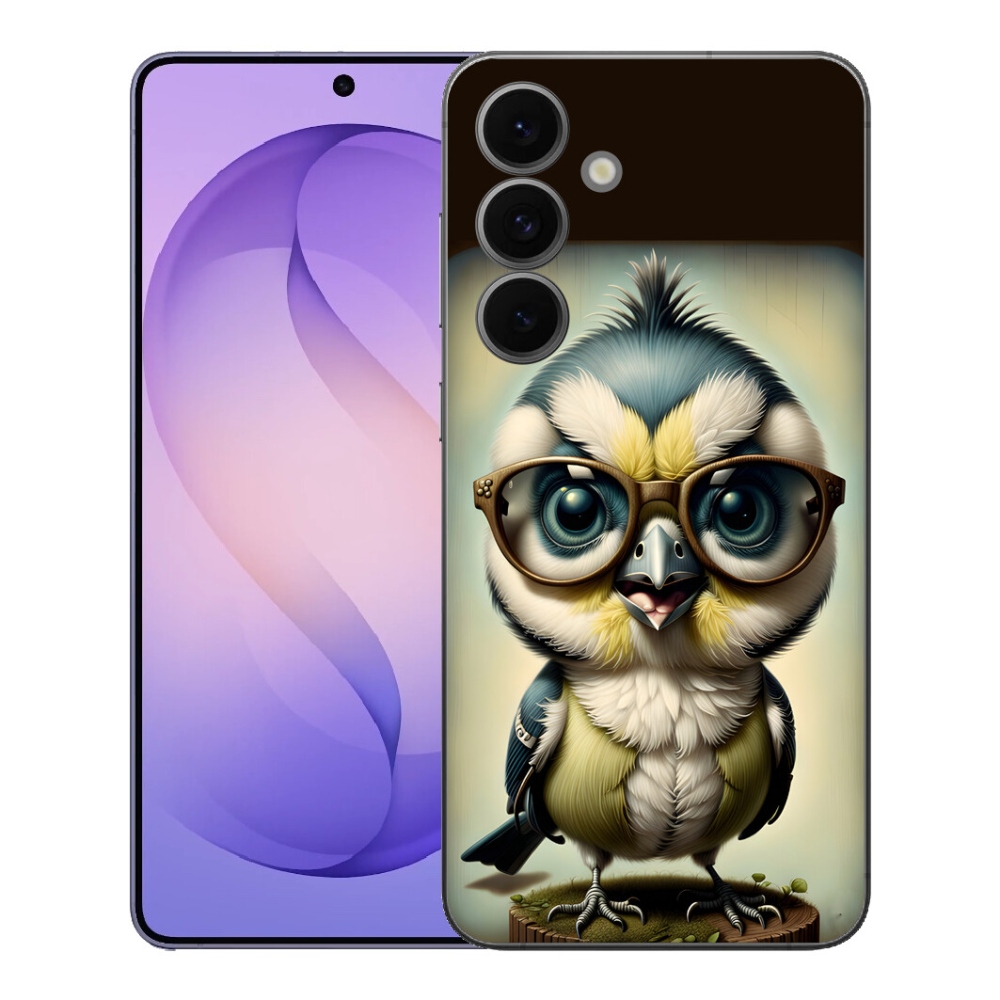 Gélový kryt mmCase na Samsung Galaxy S26 FE - mláďa s okuliarmi