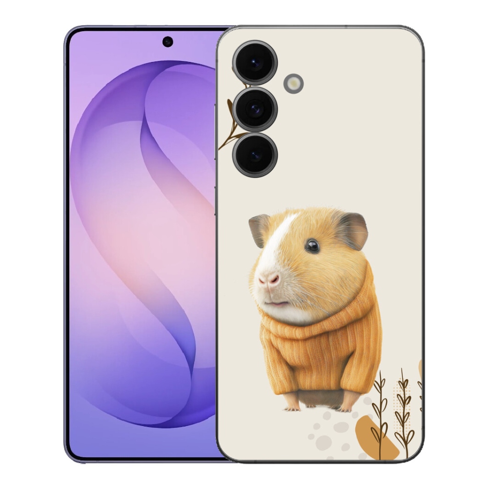 Gélový kryt mmCase na Samsung Galaxy S26 FE - morča vo svetri