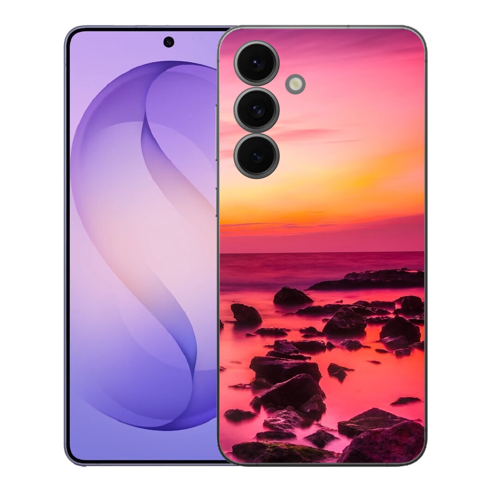 Gélový kryt mmCase na Samsung Galaxy S26 FE - more a žiara