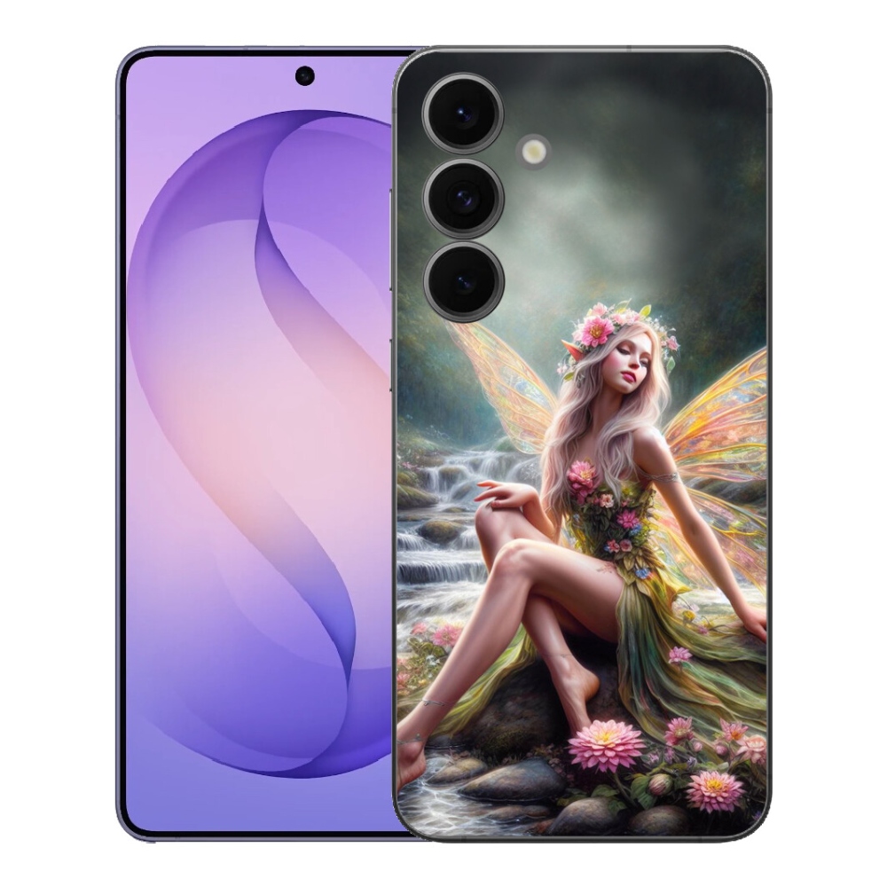 Gélový kryt mmCase na Samsung Galaxy S26 FE - motýlia žena 1