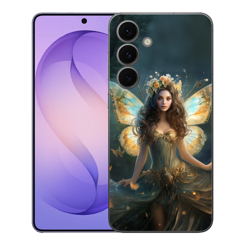 Gélový kryt mmCase na Samsung Galaxy S26 FE - motýlia žena
