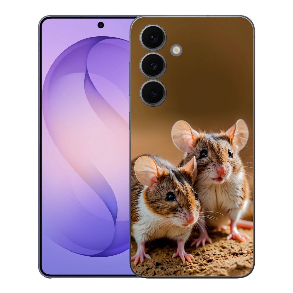 Gélový kryt mmCase na Samsung Galaxy S26 FE - myší duo