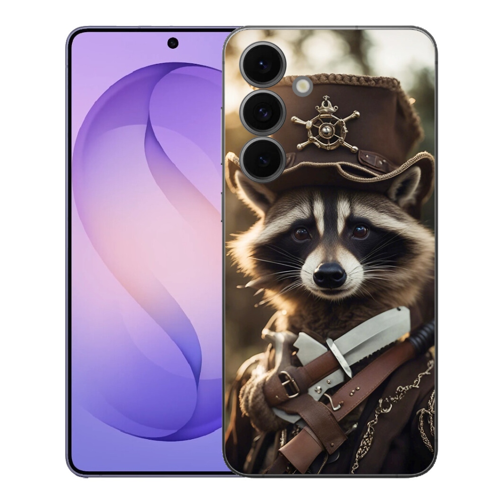Gélový kryt mmCase na Samsung Galaxy S26 FE - mýval v uniforme