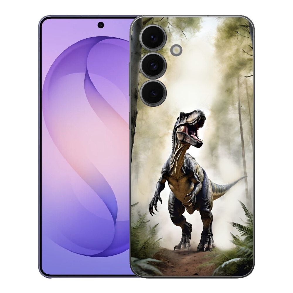 Gélový kryt mmCase na Samsung Galaxy S26 FE - naštvaný T-Rex