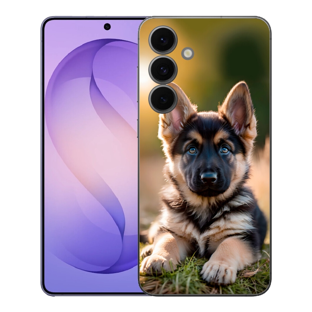 Gélový kryt mmCase na Samsung Galaxy S26 FE - nemecký ovčiak v prírode